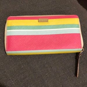 Kate Spade Grant Street Beach Stripe Wallet